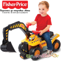Fisher Price Big Action Dig N' Ride Детски Багер с кран за бутане с крачета 082